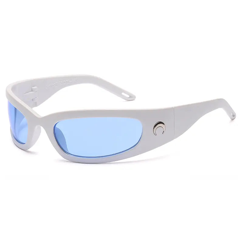 New Athletic Sunglasses Fashion Moon Pattern Outdoor Sunscreen Glasses Men's And Women's Sports Riding Hiking Marathon Sunshades