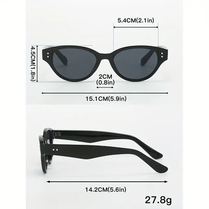 Y2K Cat Eye Sunglasses For Women Men Mirrored Fashion Anti Glare Sun Shades For Beach Party Club