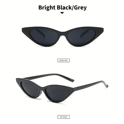 Cat Eye Fashion Sunglasses For Women Men Vintage Triangle Frame Glasses Casual Style Outdoor Eyewear