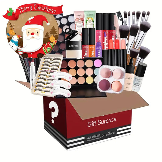 Makeup Gift Set, Face Eye Lip Hand Cosmetics With Matching Makeup Tools, Full Range Makeup Kits With Cosmetics Bag, Ideal Gift For Mother's Day