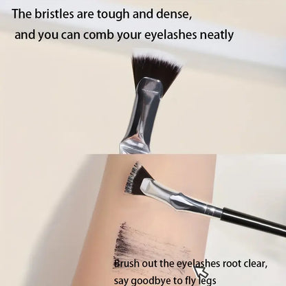 Get Natural Lifted Eyelashes with Our Professional Mascara Fan Brush - No Smearing or Clumping!