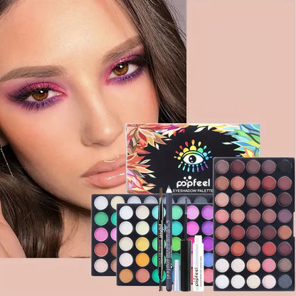 Coffret de maquillage de luxe tout-en-un – Parfait pour toutes les occasions – Couleurs vives pour des looks époustouflants – Cadeau surprise idéal pour la fête des mères et le festival 