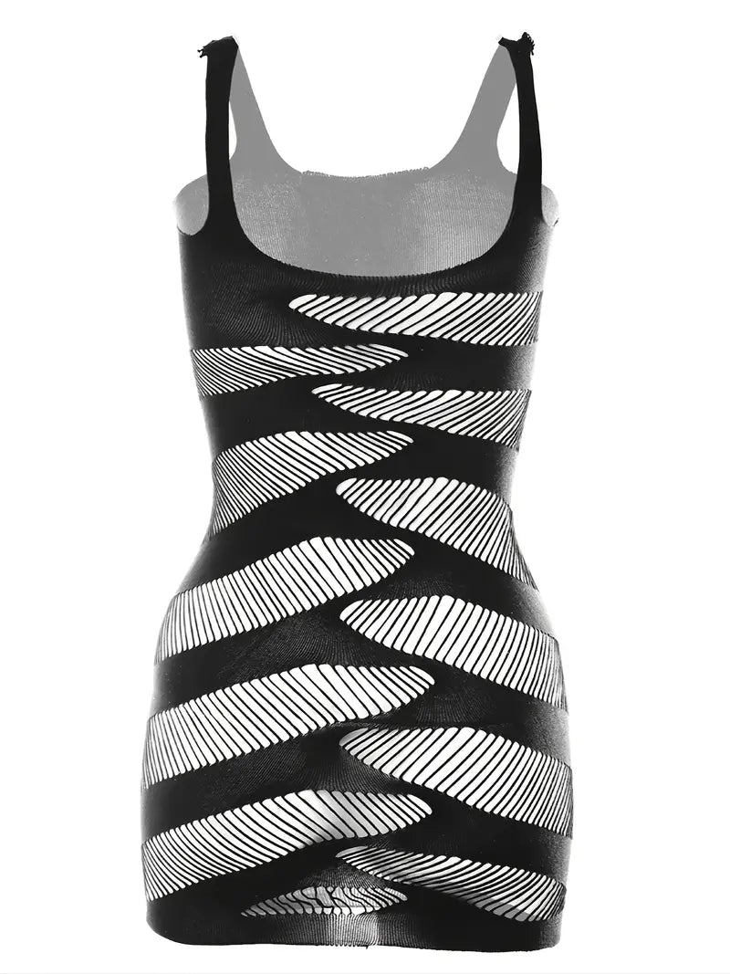 Flaunt Your Figure in This Sexy Mesh Slip Mini Dress - Women's Lingerie & Underwear