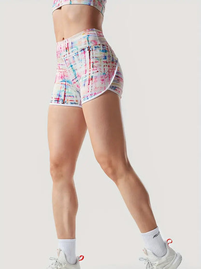 Look & Feel Amazing in Women's Colorful Yoga Shorts - Soft, Stretchy & Perfect for Fitness & Running!