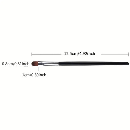 3Pcs Eye Makeup Brush Kit Professional Blending Eyeshadow Makeup Brushes Soft Fine For Concealer Eyebrows Eyeliner, Ideal For Makeup Beginner And Artist Premium Synthetic Dense Bristle