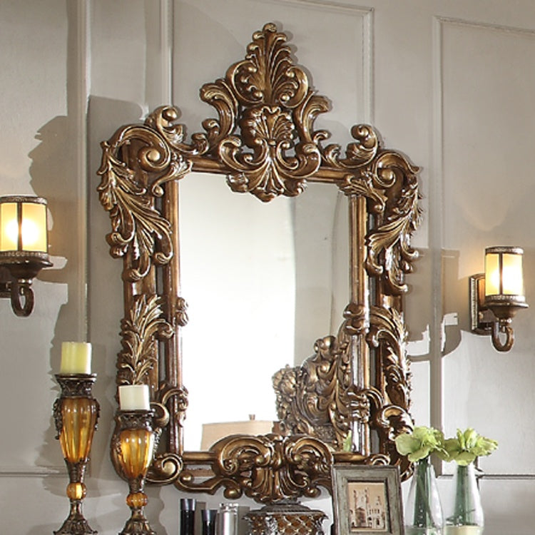 Bedroom Mirror Met Ant Gold & Perfect Brown