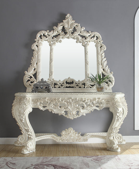 Console Table in Plantation Cove White