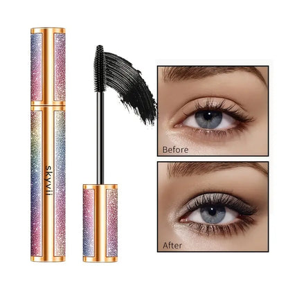 Ultimate Starry Sky Mascara – Curling, Lengthening, Waterproof, Long-Lasting, Smudge-Proof, Fragrance-Free & Suitable for All Skin Types - Perfect for Beginners