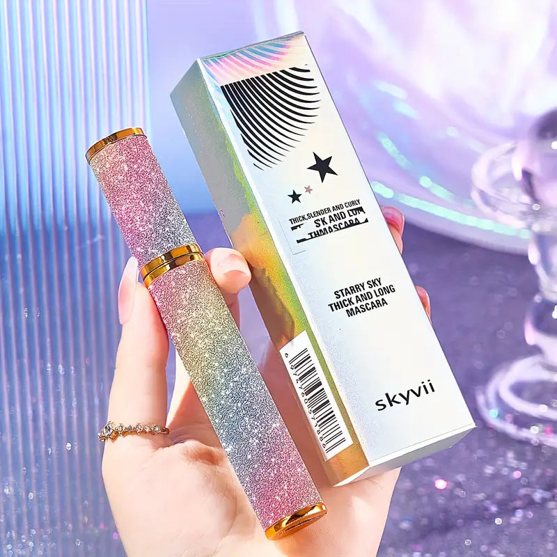 Ultimate Starry Sky Mascara – Curling, Lengthening, Waterproof, Long-Lasting, Smudge-Proof, Fragrance-Free & Suitable for All Skin Types - Perfect for Beginners