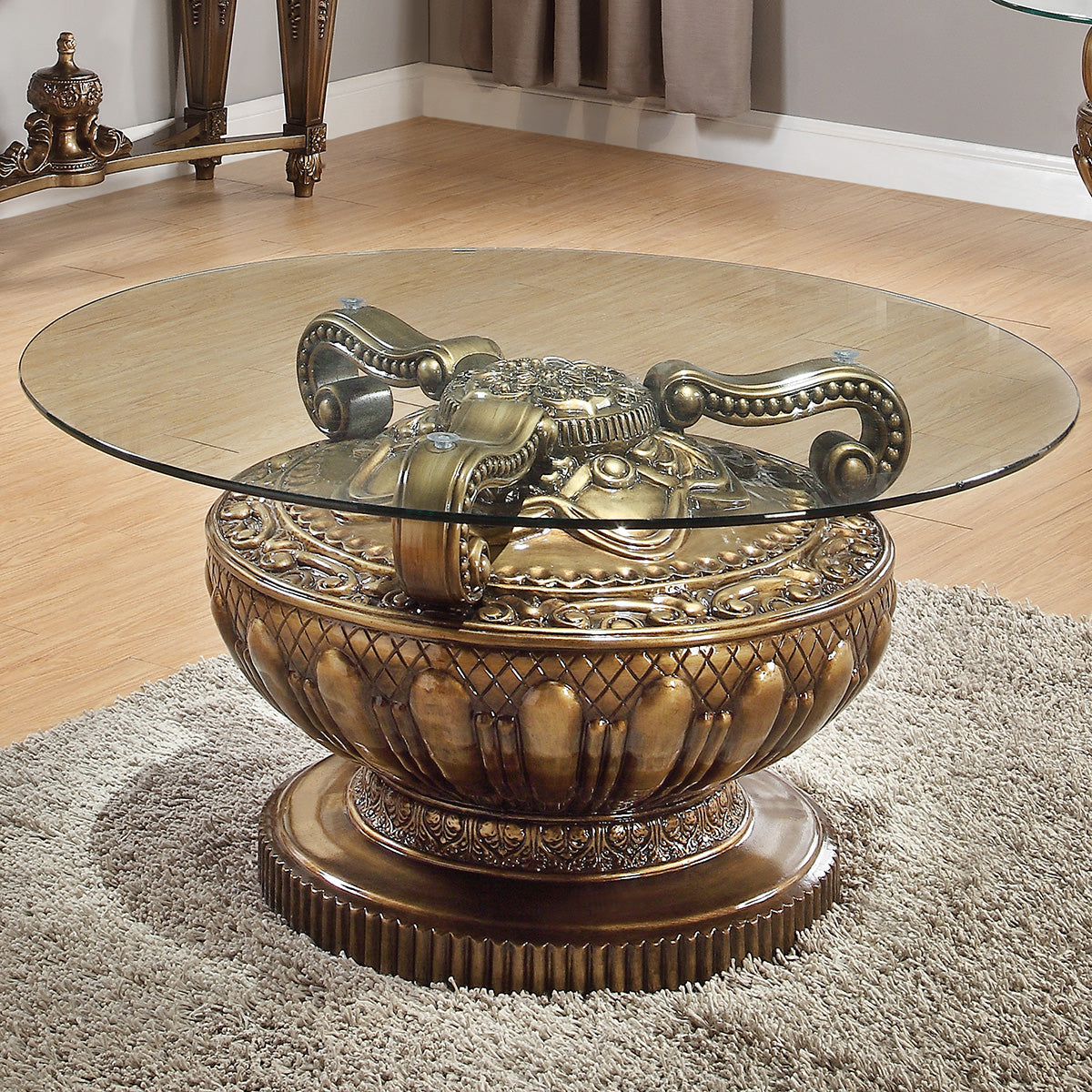 Coffee Table in Bronze