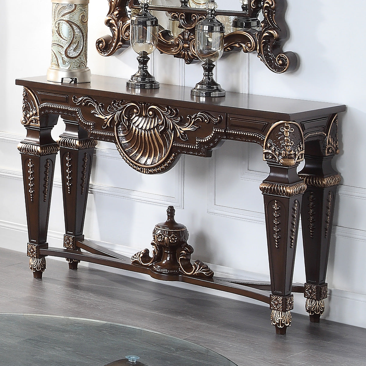 Console Table in Cherry