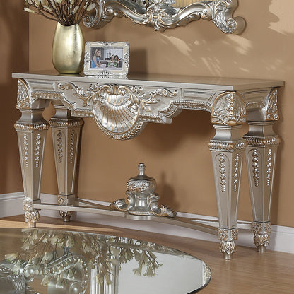 Console Table in Silver