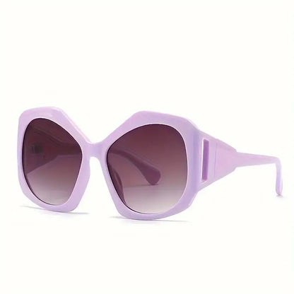 Large Irregular Sunglasses For Women's Futuristic Fashion Decorative Shades Props For Beach Party Club