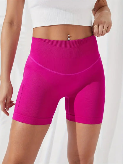 High Waist Yoga Shorts for Women - Slimming and Comfortable Activewear