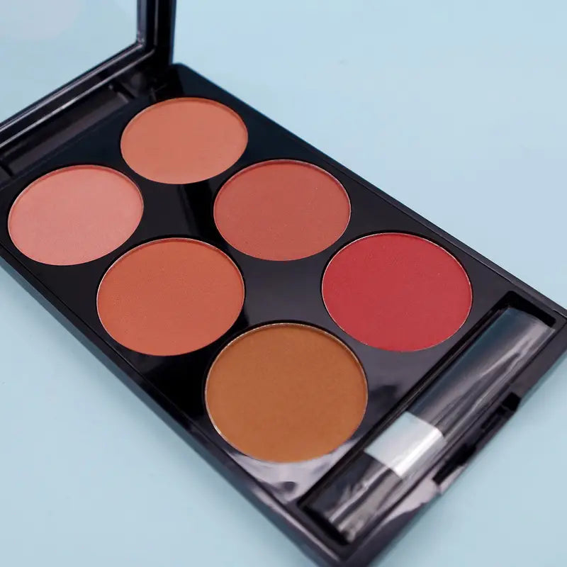 6-color Blush Palette Easy To Color Natural Three-dimensional Makeup