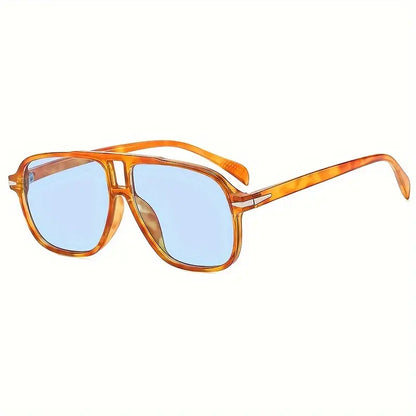 Lunettes de soleil aviateur à Double pont pour femmes et hommes, pare-soleil rétro mode Anti-éblouissement pour la conduite, la plage et les voyages 