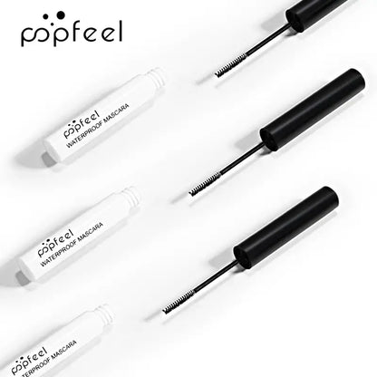 POPFEEL Waterproof Curly Mascara - Long-Lasting, Smudge-Free, Sweat-Proof Formula