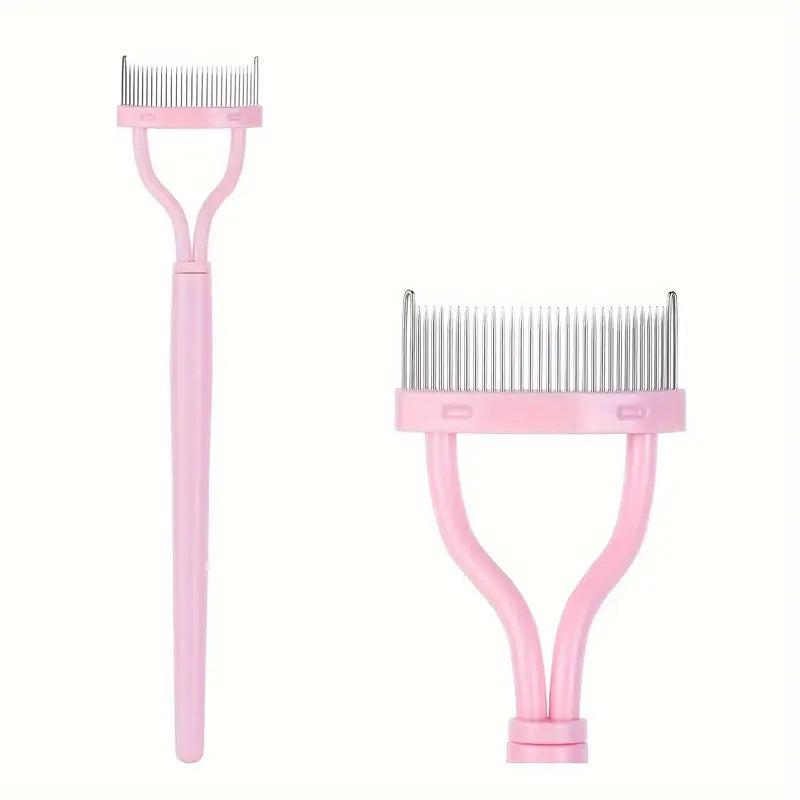 Eyelash Comb Separator Eyelash Mascara Brush And Comb Lash Separator With Comb Cover Arc Designed Cosmetic Brushes Tool (1PCS)