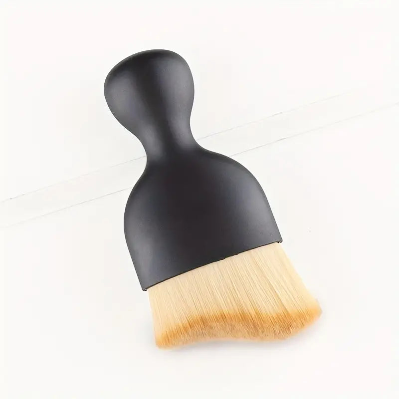 Kabuki Foundation Powder Brush Face Blender Brush Blush Brush Thick And Dense S Shape Top Multi-function Cosmetic Makeup Brush Liquid Cream Mineral Blending Buffing Concealer Brush