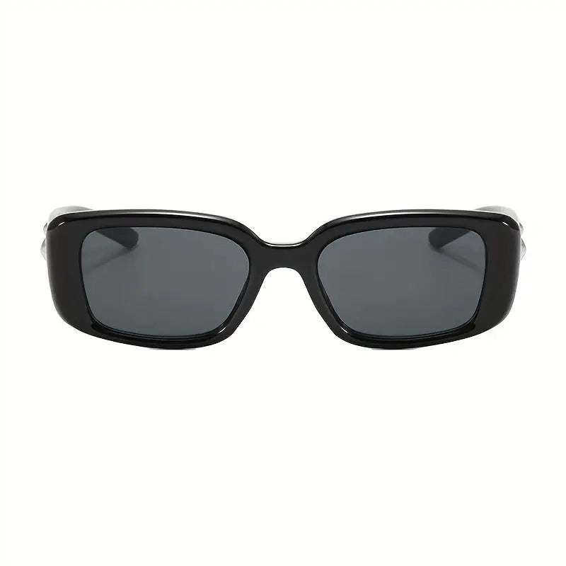 Y2K Rectangle Fashion Sunglasses For Women Men Shooing Star Decor Sun Shades For Beach Party Club