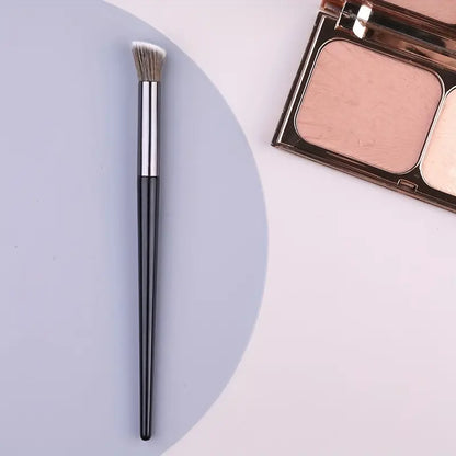 Unscented Angled Concealer Brush: Ideal for Eye and Nose Contouring, Dark Circle Reduction, and Soft Application Of Liquid/Cream Foundations