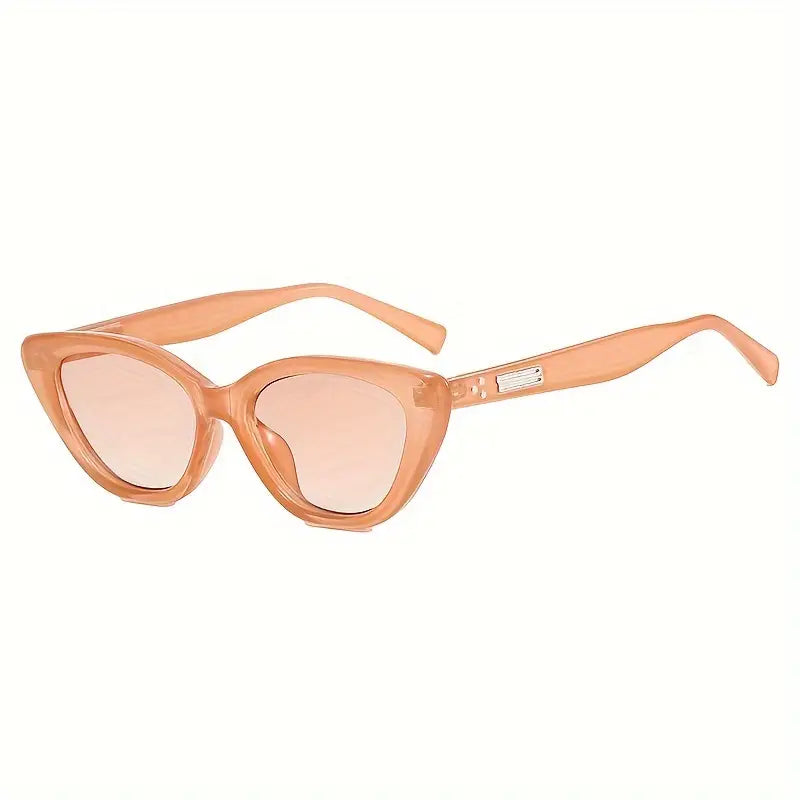 Y2K Cat Eye Sunglasses For Women Men Retro Punk Fashion Anti Glare Sun Shades For Beach Party Club