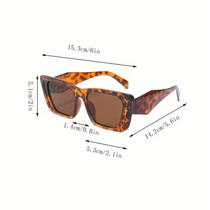 Cat Eye Fashion Sunglasses For Women Casual Anti Glare Retro Sun Shades For Vacation Beach Party