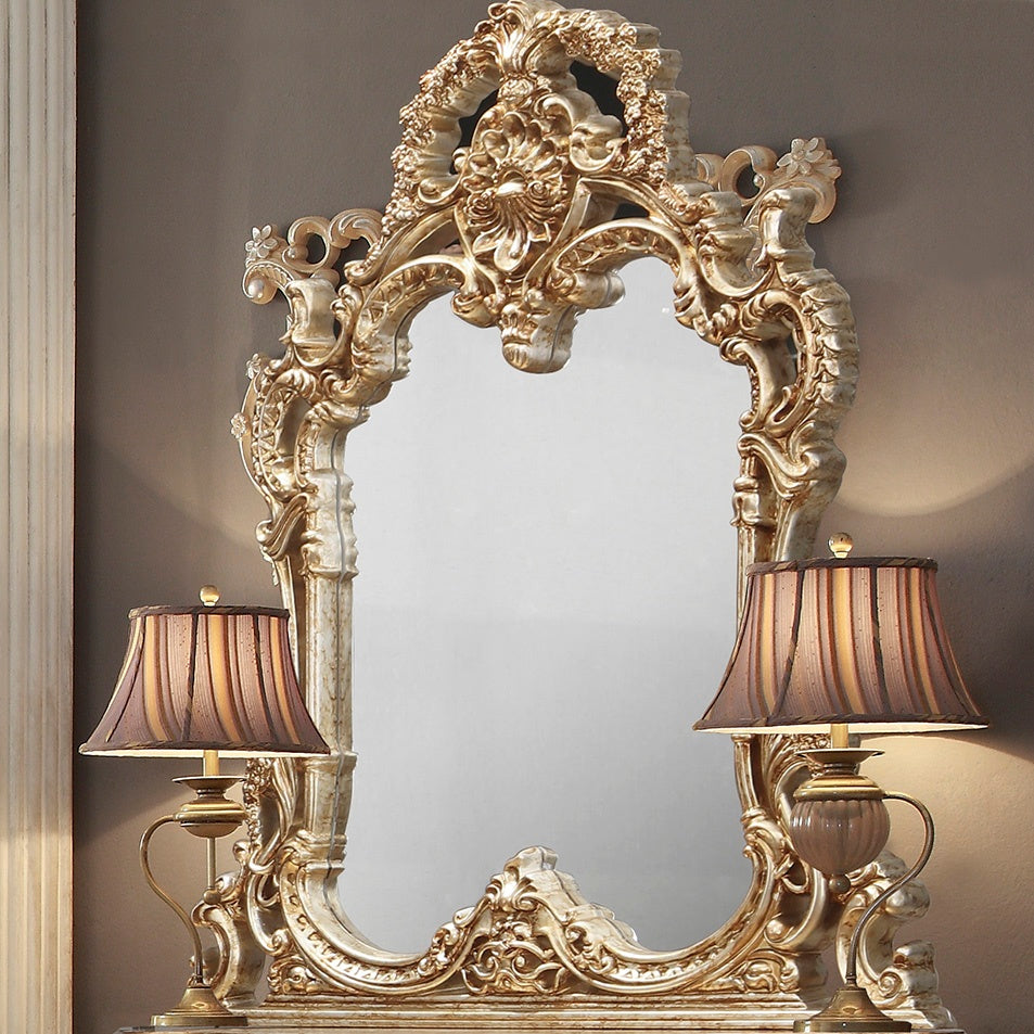 Bedroom Mirror Champagne (Metallic Gold & Silver Blend)