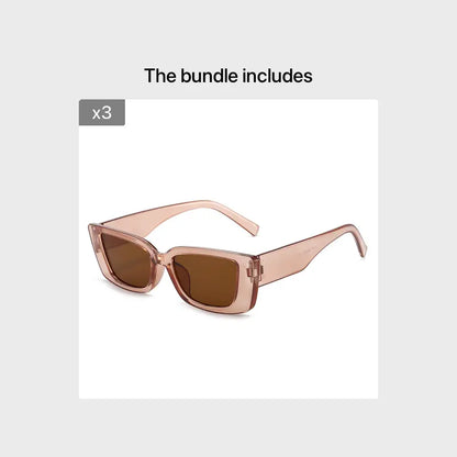 Small Rectangular Sunglasses Hip Hop Multi-color Women's Sunglasses UV Protection Eyewear