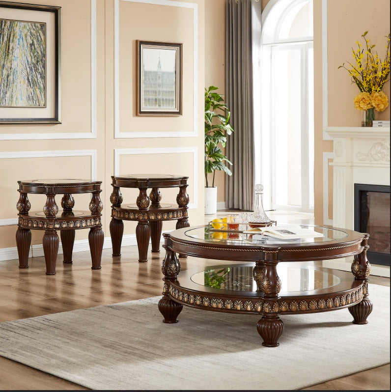 Coffee Table in Dark Mahogany