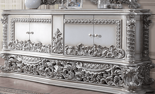 Bedroom Dresser Silver