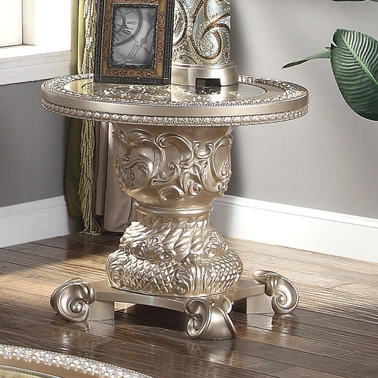 End Table Champagne Gold