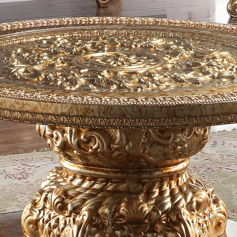 End Table in Gold