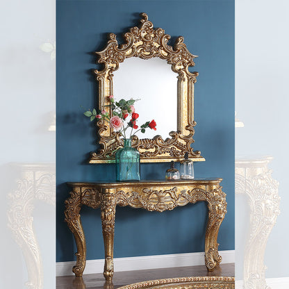 Console Table in Gold