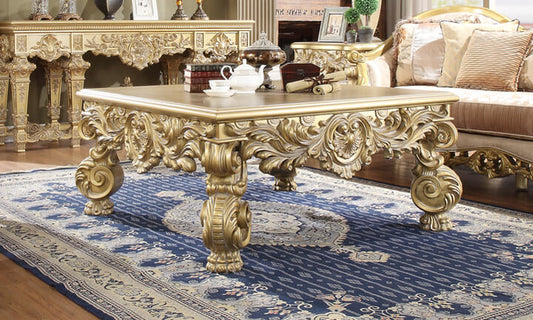 Coffee Table Metallic Bright Gold