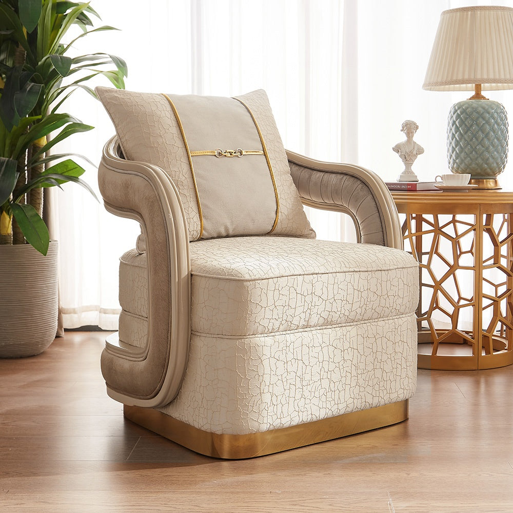 Living Room Chair Cream