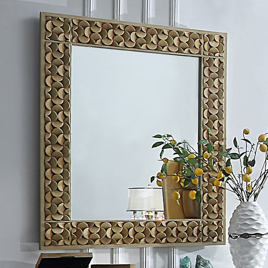 Mirror Antiqued Gold and Mirror