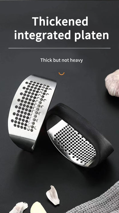 Stainless Steel Garlic Press Garlic Mincer Crusher Manual Chopping Garlic Tool Fruit Vegetable Tools Kitchen Accessories Gadget