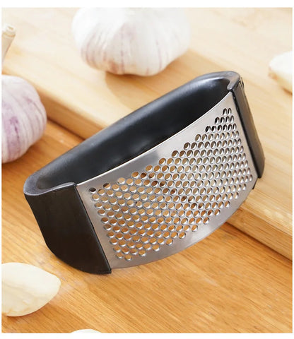 Stainless Steel Garlic Press Garlic Mincer Crusher Manual Chopping Garlic Tool Fruit Vegetable Tools Kitchen Accessories Gadget