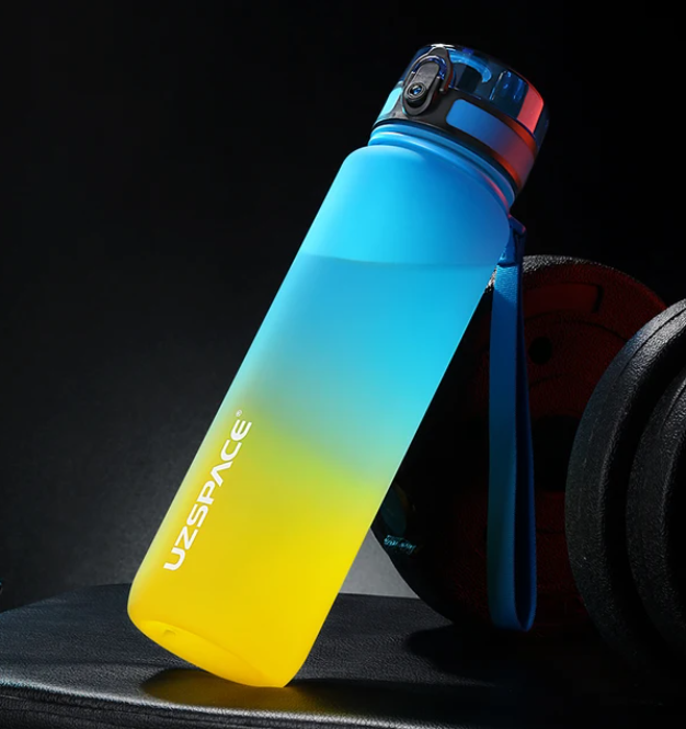 Sports Water Bottle BPA Free Portable Leak-proof Shaker bottle Plastic Drinkware Tour Gym