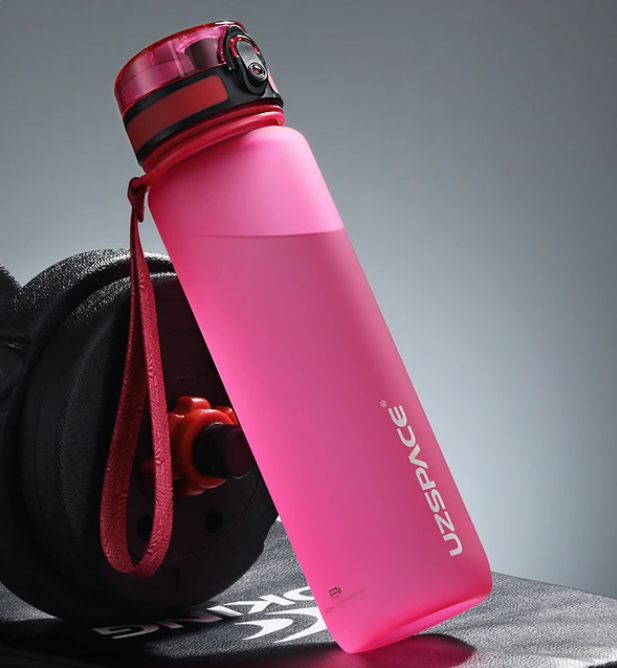 Sports Water Bottle BPA Free Portable Leak-proof Shaker bottle Plastic Drinkware Tour Gym