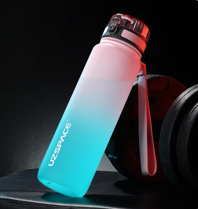 Sports Water Bottle BPA Free Portable Leak-proof Shaker bottle Plastic Drinkware Tour Gym