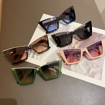 Large Cat Eye Fashion Sunglasses For Women Men Vintage Anti Glare Shades For Party Beach Club