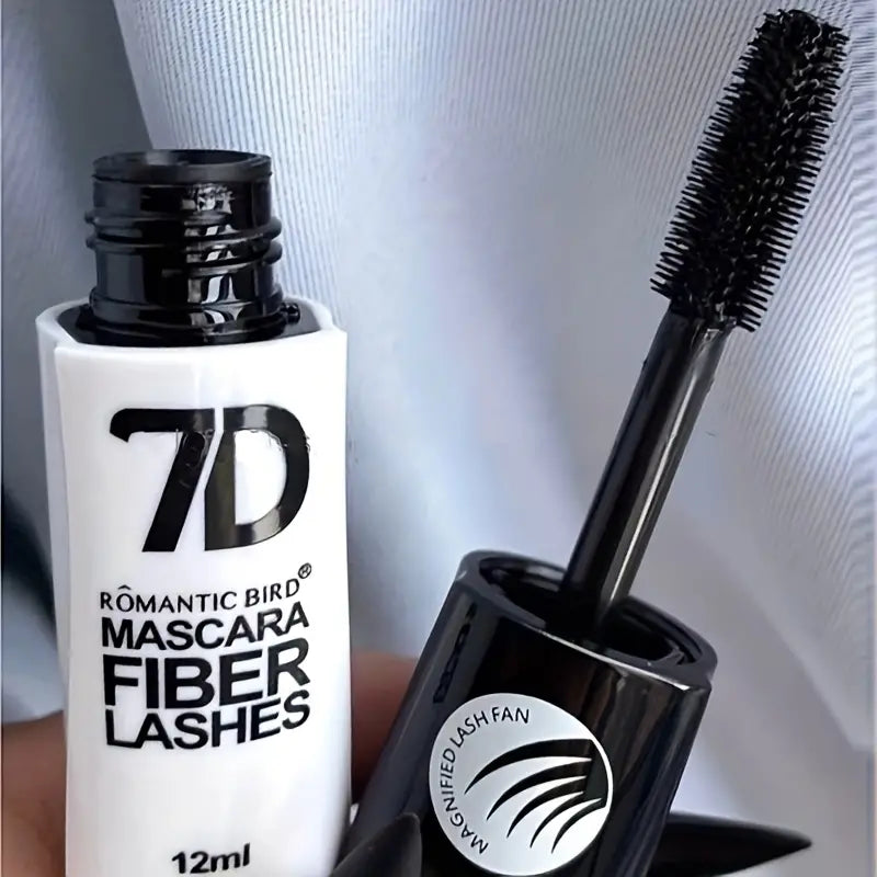 Mascara en Fiber de soie 7D effet 4D, outil de maquillage allongeant les cils, Mascara mince imperméable 