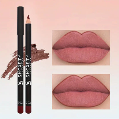 Waterproof Matte Lipstick Pen for Women: Long-lasting, Non-stick Lip Liner, Alcohol-Free & Suitable for All Skin Types