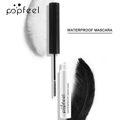 POPFEEL Waterproof Curly Mascara - Long-Lasting, Smudge-Free, Sweat-Proof Formula