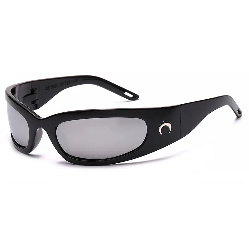 New Athletic Sunglasses Fashion Moon Pattern Outdoor Sunscreen Glasses Men's And Women's Sports Riding Hiking Marathon Sunshades