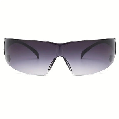 Y2K One-piece Fashion Sunglasses For Women Men Wrap Around Gradient Sun Shades For Cycling Beach Party Club