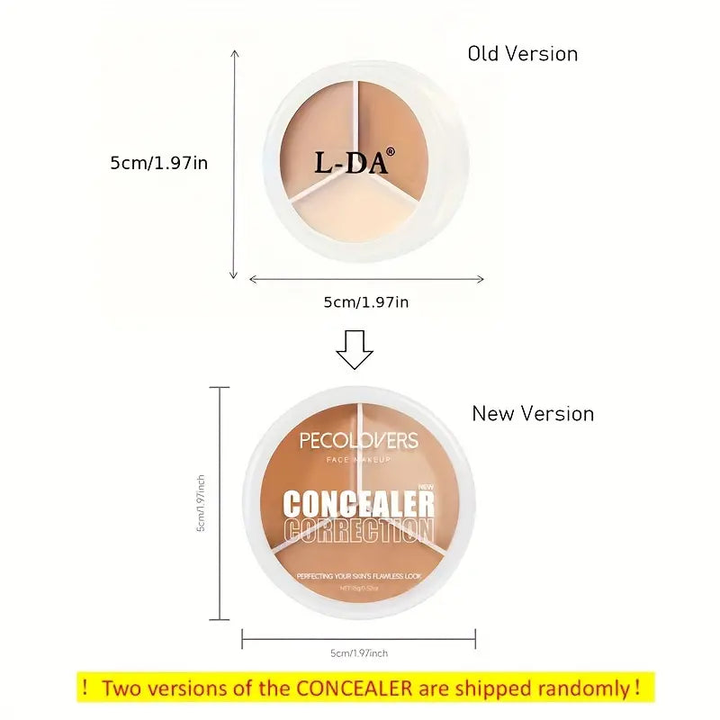 Waterproof Concealer Cream Long Lasting Full Coverage For Acne Mark Dark Circles Eye Contour Concealer 3 Colors Makeup Palette Moisturizing Face Makeup Cosmetics