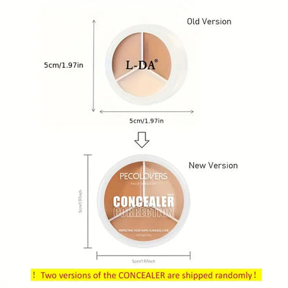 Waterproof Concealer Cream Long Lasting Full Coverage For Acne Mark Dark Circles Eye Contour Concealer 3 Colors Makeup Palette Moisturizing Face Makeup Cosmetics